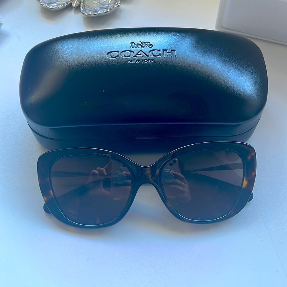 COACH Dark Tortoise Sunglasses